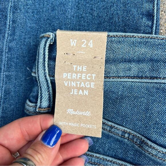 Madewell The Perfect Vintage Jean in Melgrove Wash Size 24 NC162 NWT - Picture 5 of 9